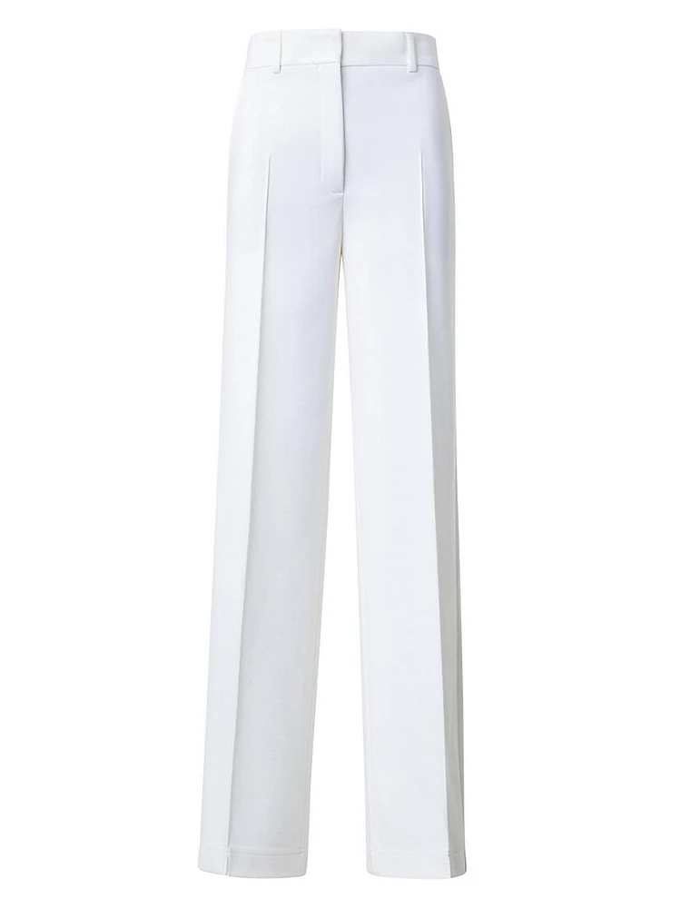 Chiaro Jersey Straight-Leg Trousers