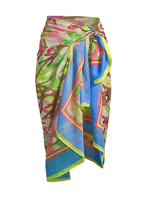 Knotted Watercolor Sarong