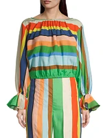 Tuscan Striped Blouse