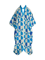 Geometric Cut-Out Cocoon Dress