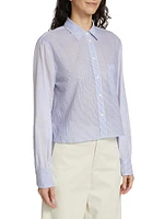 Maxine Lightweight Cropped Shirt