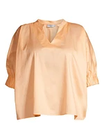 Plus Medina Cotton Blouse