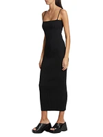 Rib-Knit Tank Midi Dress