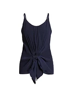 Knotted Sleeveless Top