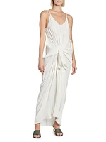 Sleeveless Knotted Maxi Dress