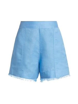 Dax Linen-Blend Shorts