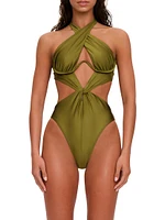 Nayo Halterneck One-Piece Swimsuit