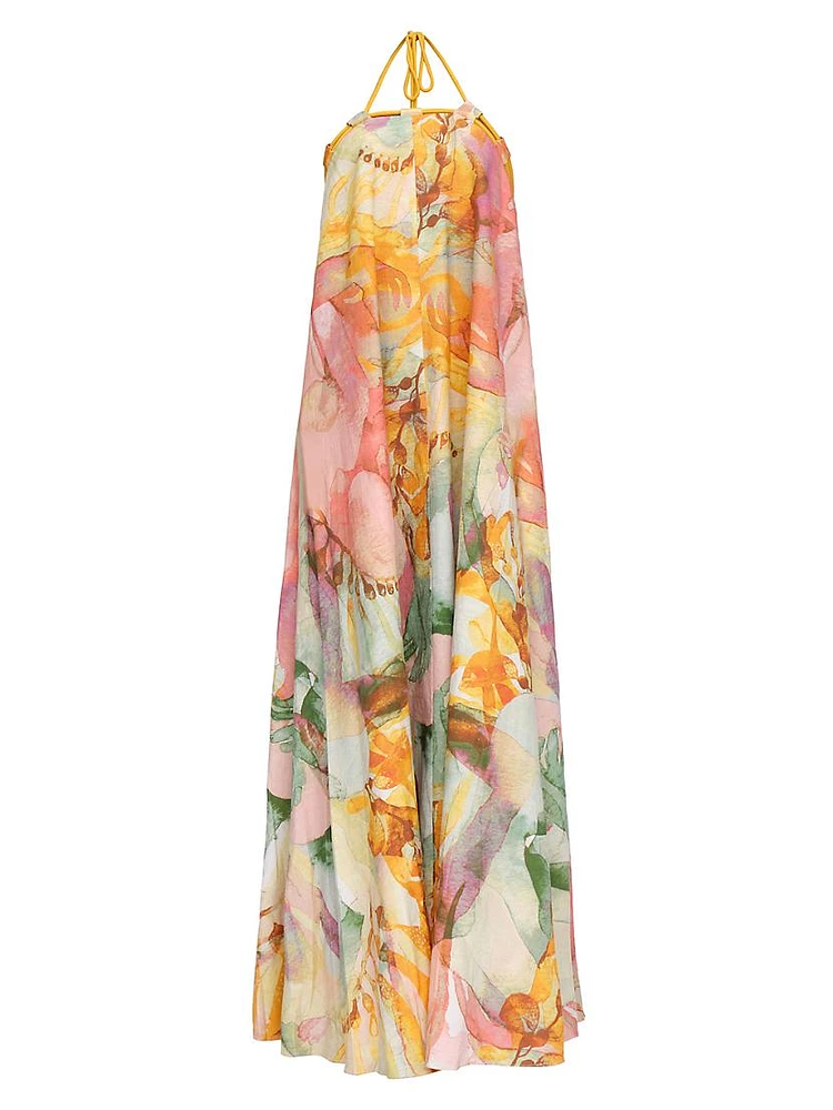 Essi Abstract Cotton Maxi Dress