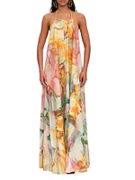 Essi Abstract Cotton Maxi Dress