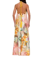 Essi Abstract Cotton Maxi Dress