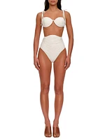 Capa Ruched Bikini Bottom