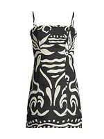 Paradiso Laia Printed Linen Minidress