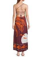 Abrego Sunset Maxi Dress