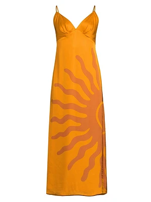 Bahia Sunburst Maxi Dress