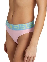 Vita Greek Key Banded-Trim Bikini