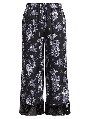 Coastal Floral Phoebe Pants