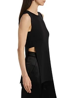 Canoga Stretch Knit Sleeveless Top