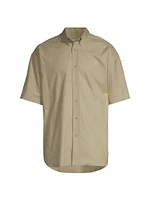 Cotton Button-Front Shirt