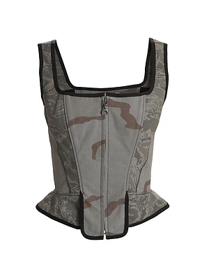 Bi-Camouflage Paneled Corset