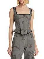 Bi-Camouflage Paneled Corset