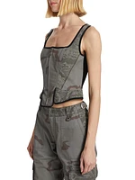 Bi-Camouflage Paneled Corset