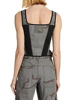 Bi-Camouflage Paneled Corset