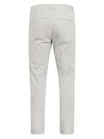 Straight-Leg Slim-Fit Chino Pants