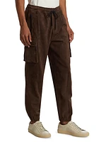 Suede Cargo Pants