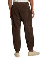 Suede Cargo Pants