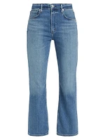 Isola Cropped Boot-Cut Jeans