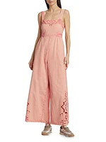 Leighton Cotton Eyelet Jumpsuit