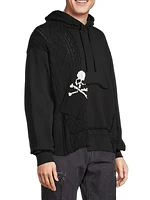 John Elliott x Mastermind Cotton Cable-Knit Hoodie