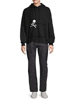 John Elliott x Mastermind Cotton Cable-Knit Hoodie