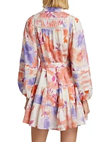 Johannes Floral Belted Minidress