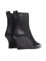 Eclipse 75MM Leather & Suede Ankle Boots