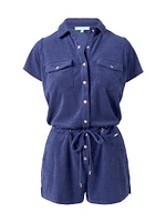 Cheryl Terry Short-Sleeve Romper