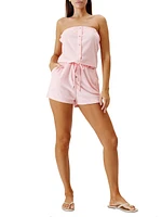 Venus Terry Strapless Romper