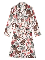 Soleia Print Cotton Robe