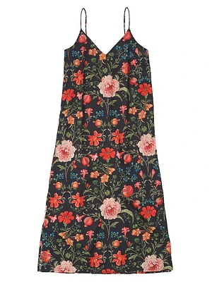 Persephone Floral Cotton Slip Nightie