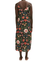 Persephone Floral Cotton Slip Nightie