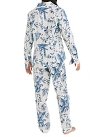 Bromley Parrot Cotton Long Pajama Set