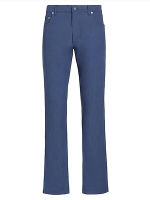 Stretch Cotton Five-Pocket Pants