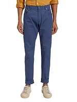 Stretch Cotton Five-Pocket Pants