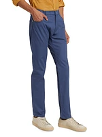 Stretch Cotton Five-Pocket Pants