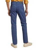 Stretch Cotton Five-Pocket Pants