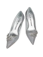 Crystal Fleur 85 Pumps