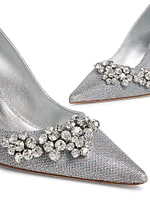 Crystal Fleur 85 Pumps