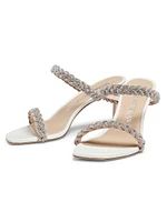 Addison 75MM Lacquered Leather Sandals