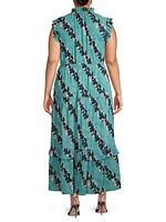 Rolling Reef Ruffled Maxi Dress