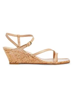 Oasis 50MM Leather Wedge Sandals